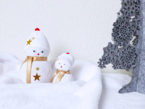 Autour de Marine - DIY Bonhomme de neige