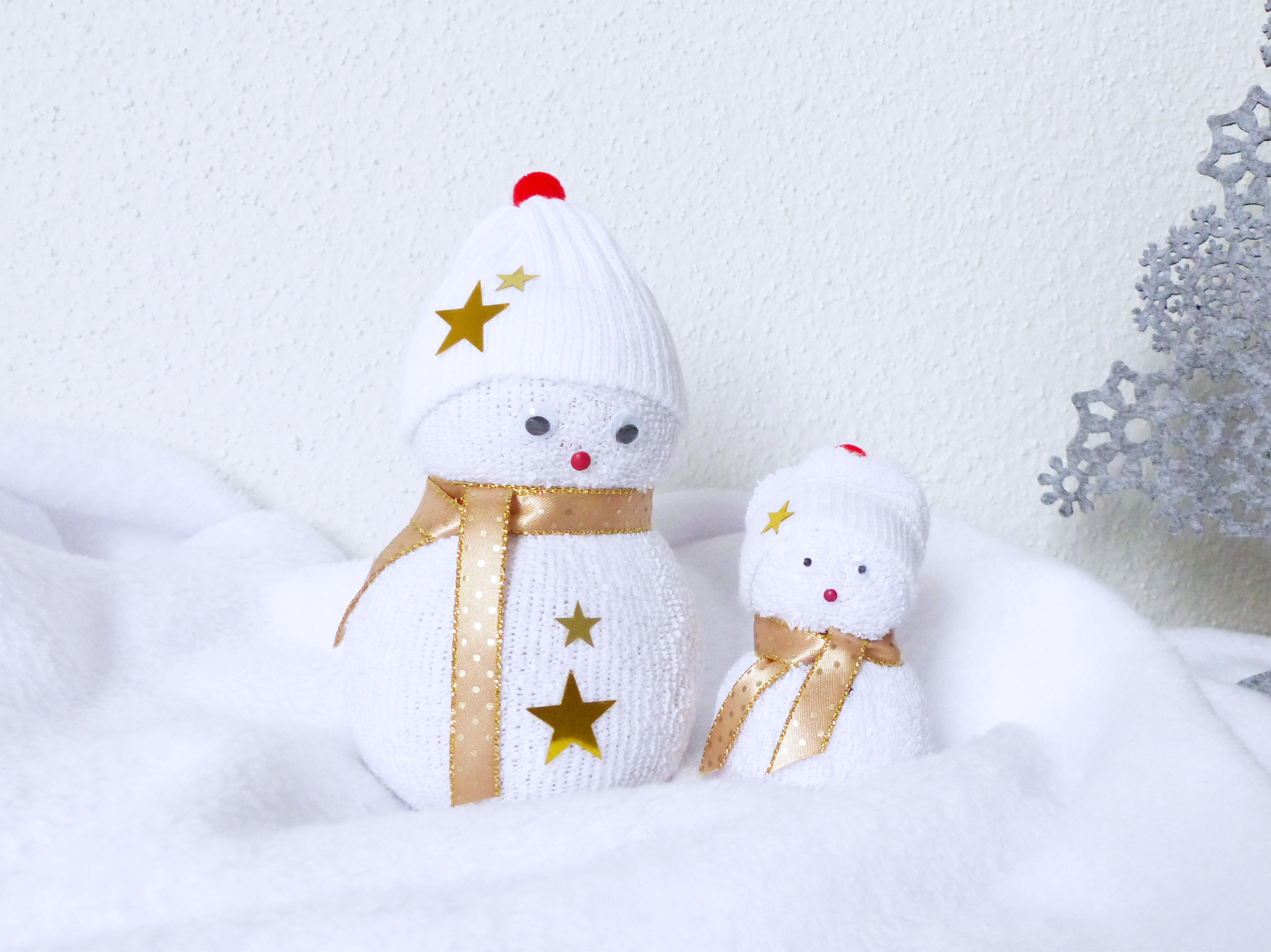 Autour de Marine - DIY Bonhomme de neige