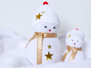 Autour de Marine - DIY Bonhomme de neige