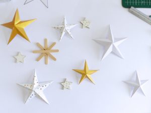 Autour de Marine - DIY Noël guirlande papier