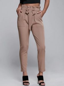 Pantalon taille haute Zaful - Autour de Marine