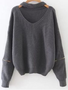 Pull col chocker Zaful - Autour de Marine