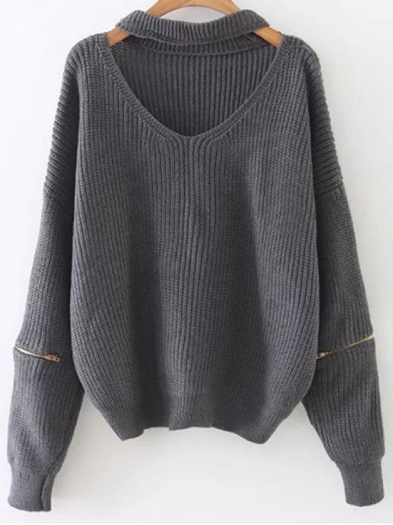 Pull col chocker Zaful - Autour de Marine