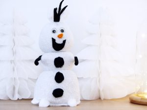 DIY Olaf en chaussettes de la Reine des neiges - Autour de Marine
