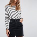 Asos Jupe en jean noir - Autour de Marine