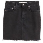 H&M jupe en jean noir - Autour de Marine