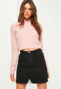 Missguided jupe en jean noir - Autour de Marine