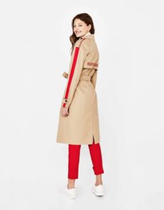 Trench Bershka - Autour de Marine