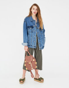 Blouson denim Pull & Bear - Autour de Marine