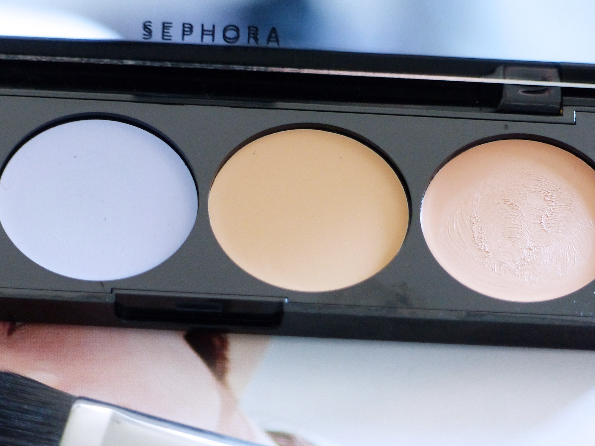 Palette de crèmes correctrices visage Sephora - Autour de Marine