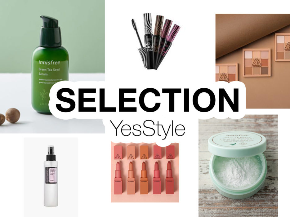 Sélection cosmétiques coréens YesStyle