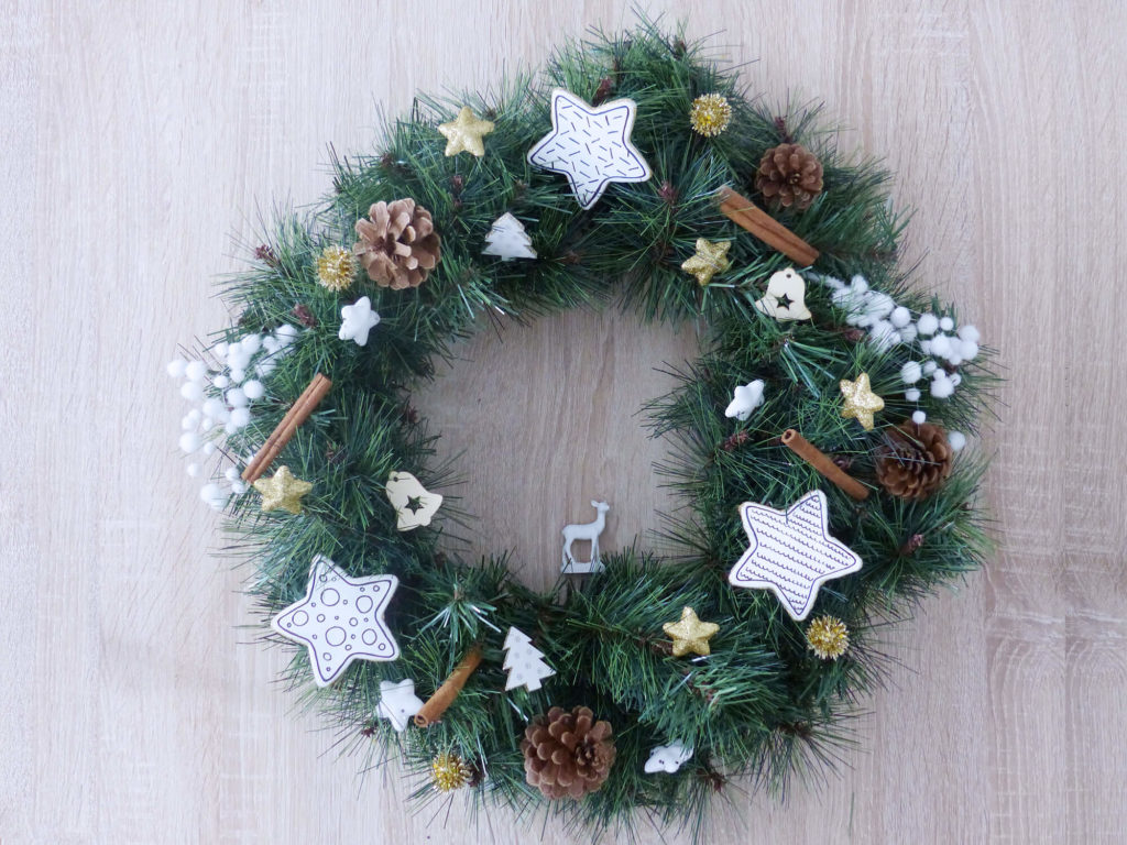 DIY Noël, décoration couronne de Noël