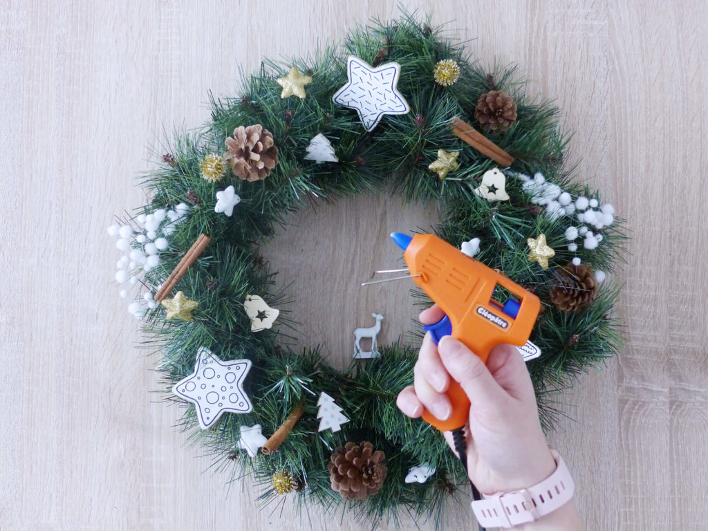 DIY Noël, décoration couronne de Noël