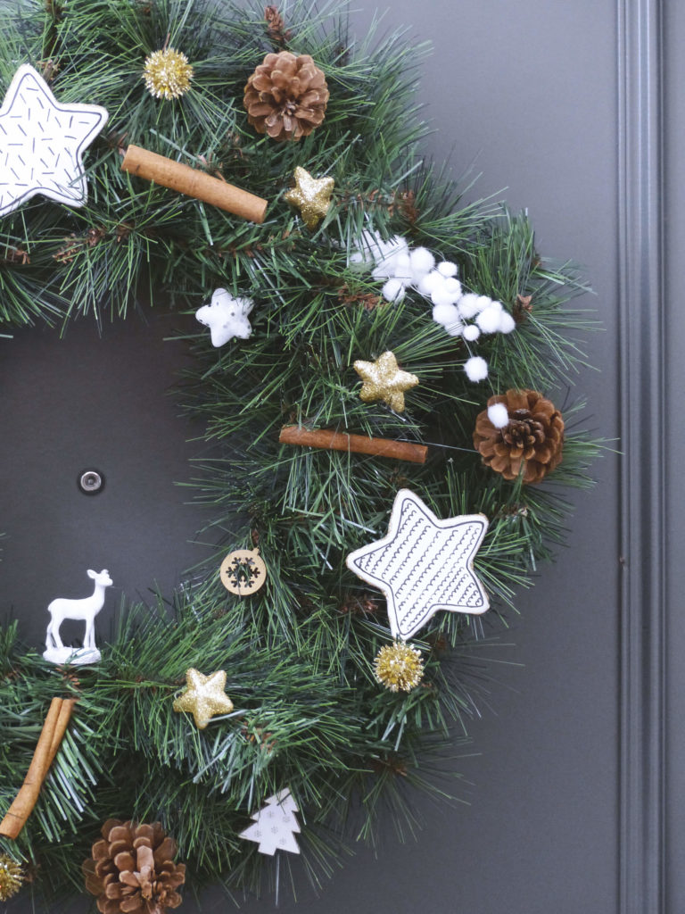 DIY Noël, décoration couronne de Noël