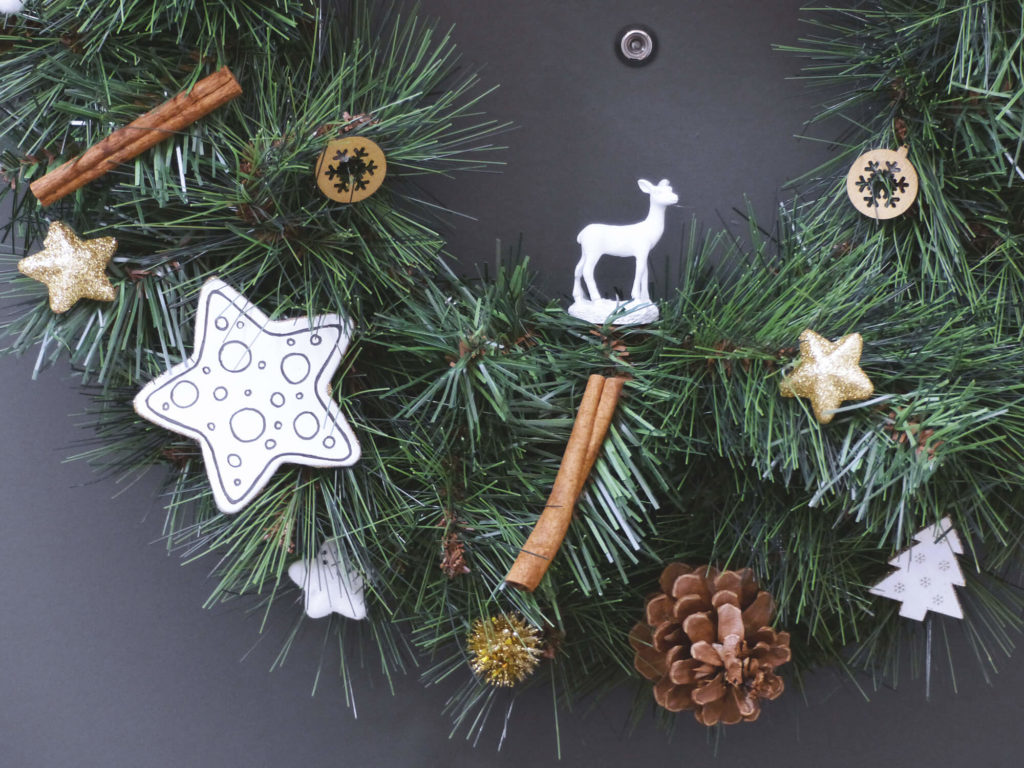 DIY Noël, décoration couronne de Noël