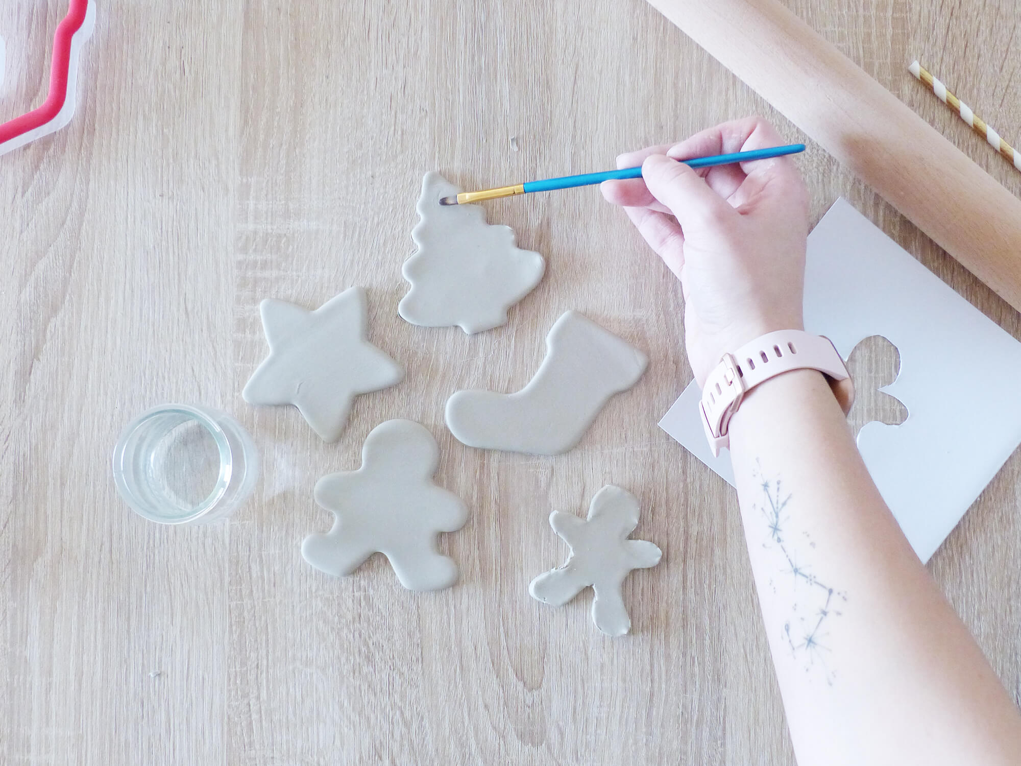 DIY de Noël 10, décorations de sapin de Noël en argile AutourdeMarine