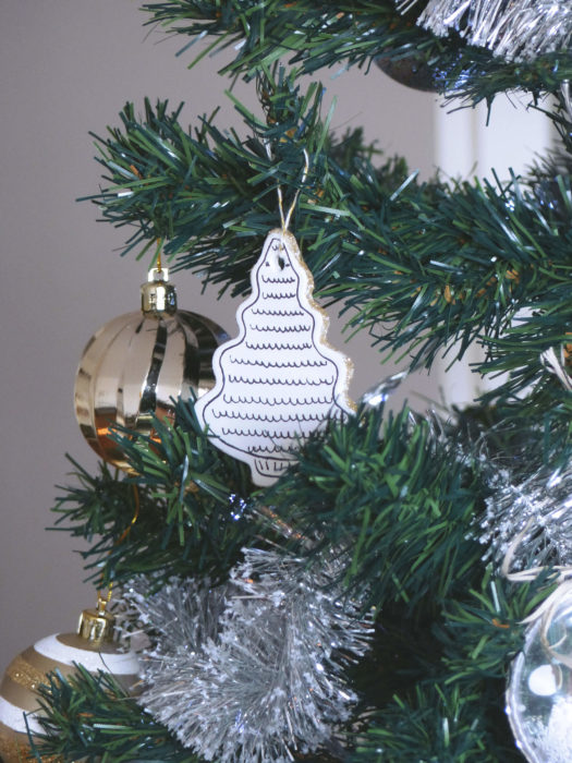 DIY Noël, décoration sapin argile